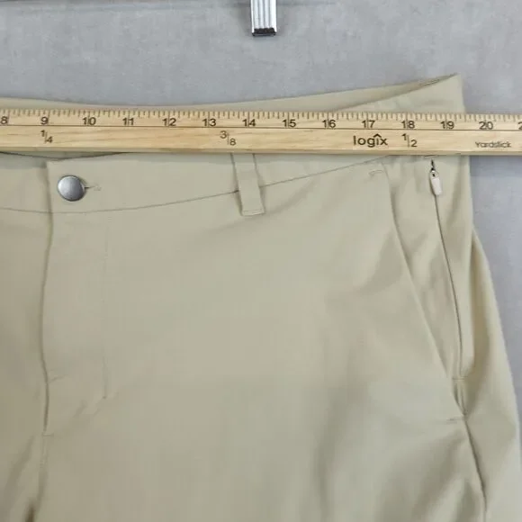 Lululemon Commission Shorts Warpstreme Chino Classic Artifact Sand Mens Size 38 - Picture 6 of 9